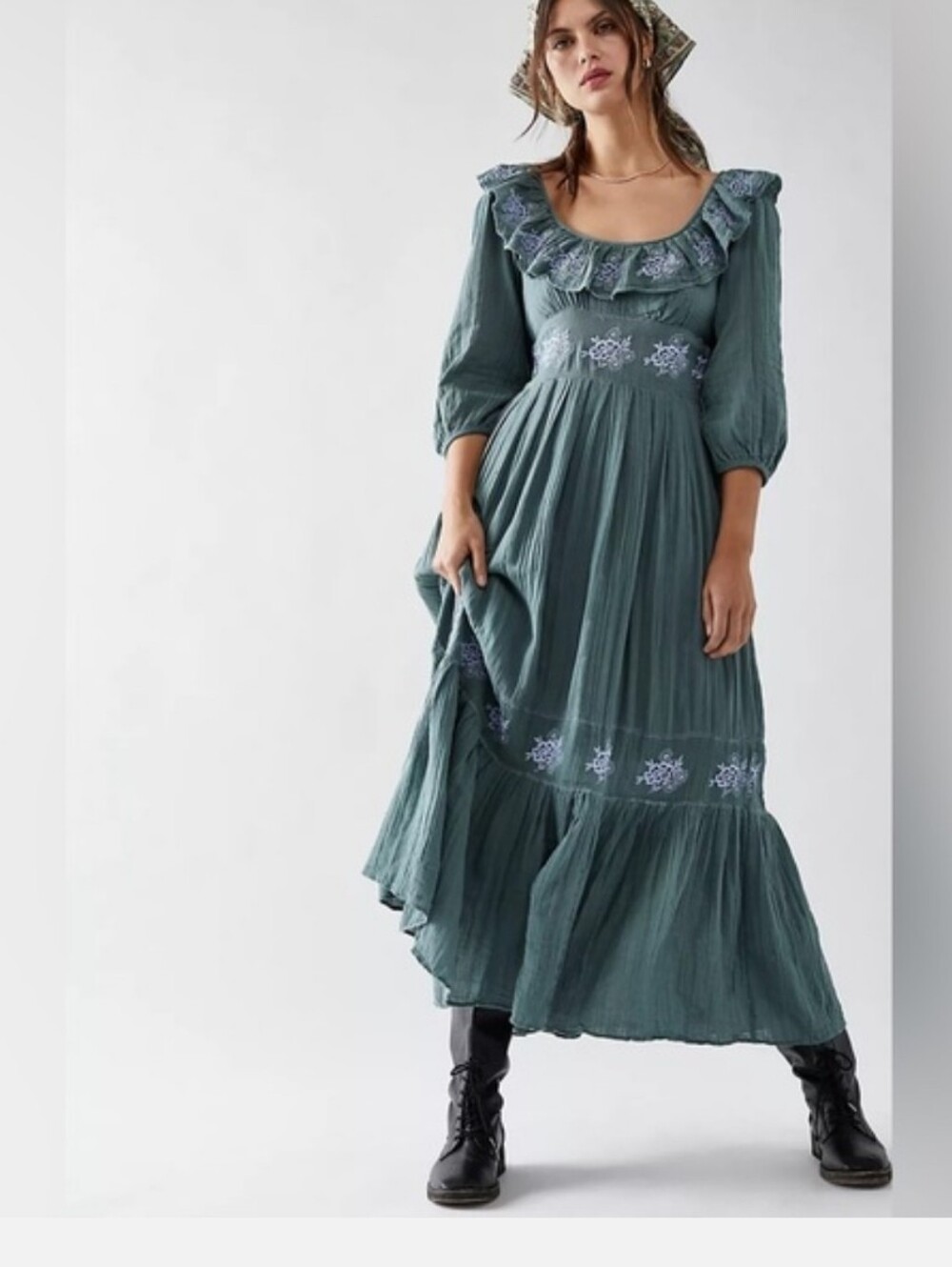 FREE PEOPLE LOVERS LANE MAXI DRESS